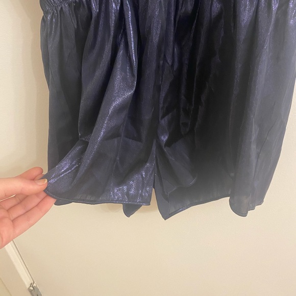 NWOT Victoria’s Secret Blue Romper XS - Picture 5 of 6